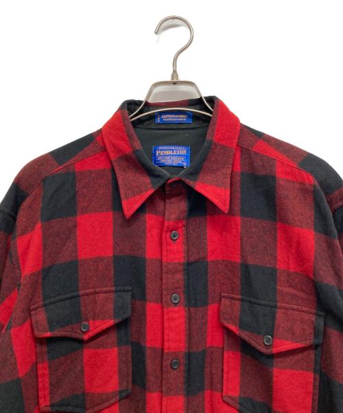 PENDLETON（ペンドルトン）PENDLETON (ペンドルトン) ウールシャツ レッド サイズ:Lの古着・服飾アイテム