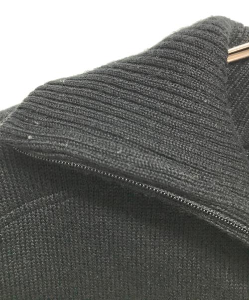 BURBERRY BLACK LABEL（バーバリーブラックレーベル）BURBERRY BLACK LABEL (バーバリーブラックレーベル) ドライバーズニット ブラック サイズ:2の古着・服飾アイテム