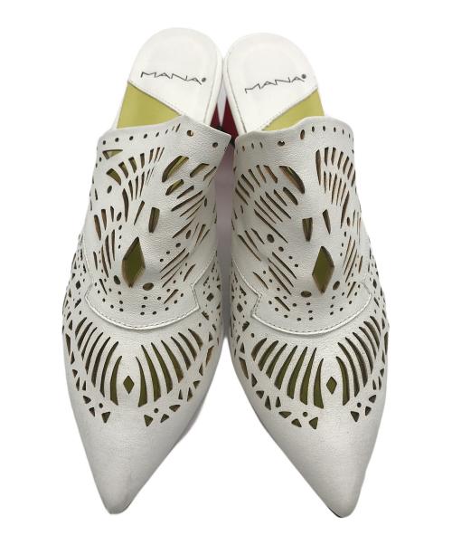 MANA（マナ）MANA (マナ) サンダル ホワイト サイズ:40の古着・服飾アイテム