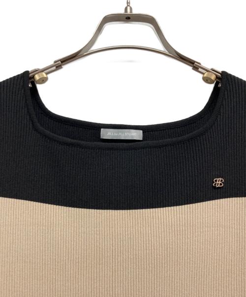 JILL BY JILLSTUART（ジル バイ ジルスチュアート）JILL BY JILLSTUART (ジル バイ ジルスチュアート) 長袖ソウバリフレアニットワンピース ベージュ サイズ:Mの古着・服飾アイテム