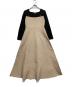 JILL BY JILLSTUART（ジル バイ ジルスチュアート）の古着「長袖ソウバリフレアニットワンピース」｜ベージュ