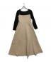 JILL BY JILLSTUART (ジル バイ ジルスチュアート) 長袖ソウバリフレアニットワンピース ベージュ サイズ:M：7000円