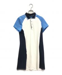 RLX RALPH LAUREN（アールエルエックスラルフローレン）の古着「半袖ワンピース」｜ホワイト