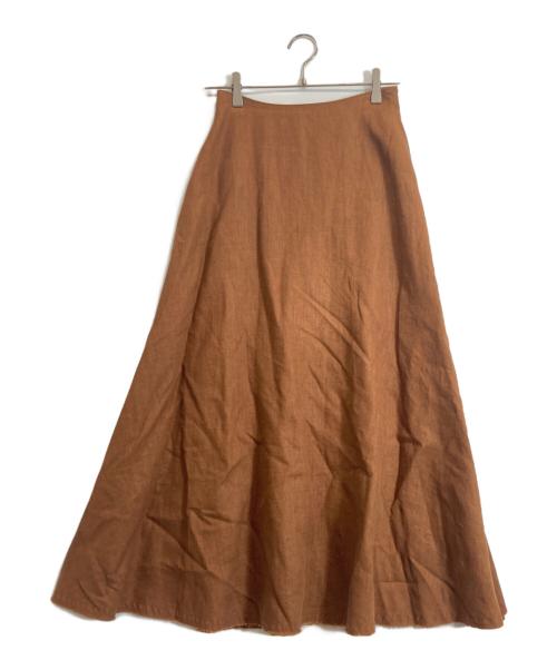 BLUEBIRD BOULEVARD（ブルーバードブルバード）BLUEBIRD BOULEVARD (ブルーバードブルバード) リネンスカート ベージュ サイズ:Sの古着・服飾アイテム