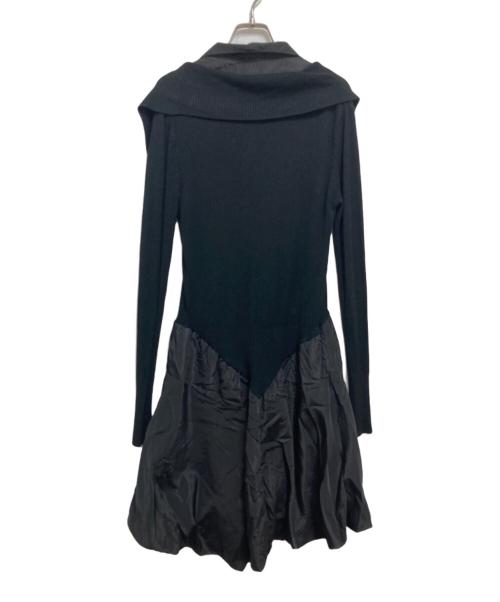 Esensation（イーセンセーション）esensation (イーセンセーション) 異素材切替ワンピース ブラック サイズ:42の古着・服飾アイテム