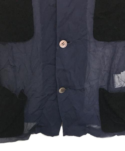 ROBE DE CHAMBRE COMME DES GARCONS（ローブドシャンブル コムデギャルソン）ROBE DE CHAMBRE COMME DES GARCONS (ローブドシャンブル コムデギャルソン) ブラウス ネイビー サイズ:記載なしの古着・服飾アイテム