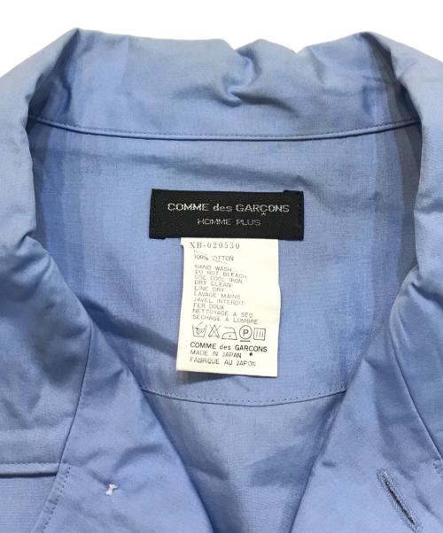 COMME des GARCONS HOMME PLUS（コムデギャルソンオムプリュス）COMME des GARCONS HOMME PLUS (コムデギャルソンオムプリュス) シャツ ブルー サイズ:記載なしの古着・服飾アイテム