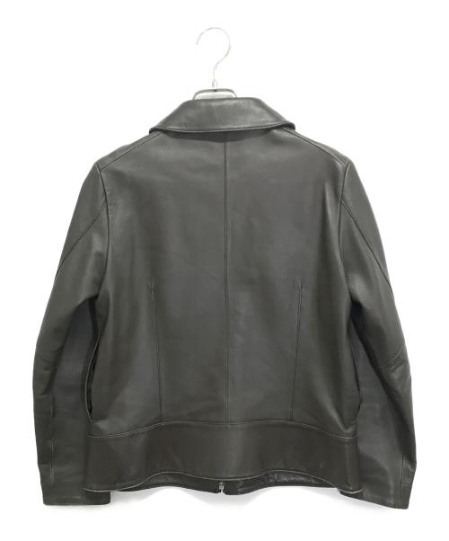 ANTEPRIMA（アンテプリマ）ANTEPRIMA (アンテプリマ) ラムレザーブルゾン ネイビー サイズ:XLの古着・服飾アイテム