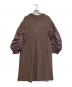 EPOCA (エポカ) 袖切替ニットワンピース ブラウン サイズ:40：5000円