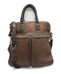 中古・古着通販】tip zone (ティップゾーン) レザーバッグ ブラウン