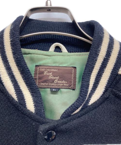 BACK STREET CRAWLER（バックストリートクローラー）BACK STREET CRAWLER (バックストリートクローラー) スタジャン ブラック サイズ:Lの古着・服飾アイテム