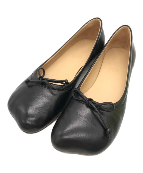 MM6 Maison Margiela（エムエムシックスメゾンマルジェラ）MM6 Maison Margiela (エムエムシックスメゾンマルジェラ) パンプス ブラック サイズ:36　1/2の古着・服飾アイテム