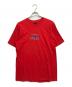 stussy（ステューシー）の古着「Headphones Logo T-Shirt」｜レッド