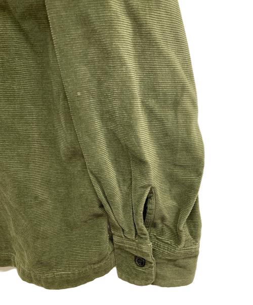 THE BLUEST OVERALLS（ザ ブルーエスト オーバーオールズ）THE BLUEST OVERALLS (ザ ブルーエスト オーバーオールズ) コーデュロイジャケット グリーン サイズ:XLの古着・服飾アイテム