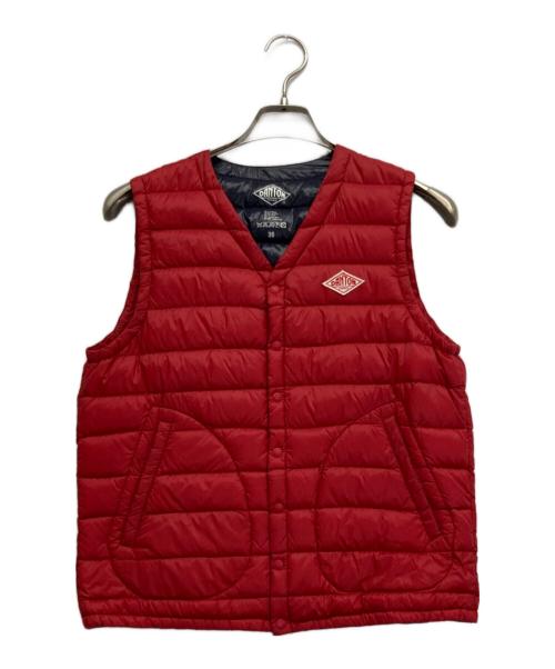DANTON（ダントン）DANTON (ダントン) ダウンベスト レッド サイズ:Mの古着・服飾アイテム