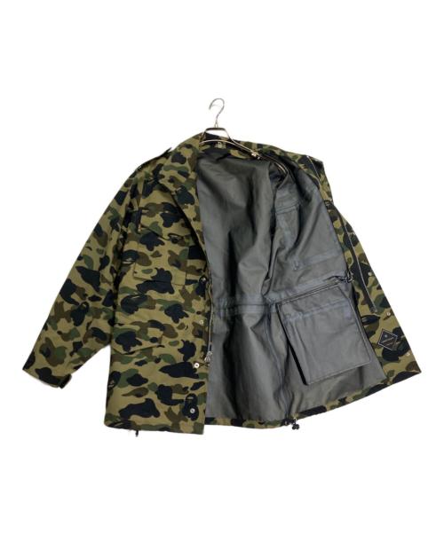 A BATHING APE（ア ベイシング エイプ）A BATHING APE (ア ベイシング エイプ) M65カモ柄ジャケット カーキ サイズ:Lの古着・服飾アイテム