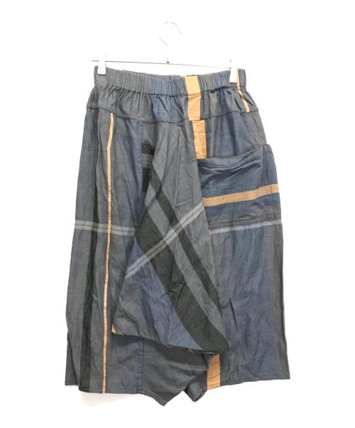 tamaki niime（タマキ ニイメ）tamaki niime (タマキ ニイメ) タルンショートパンツ ブルー サイズ:-の古着・服飾アイテム