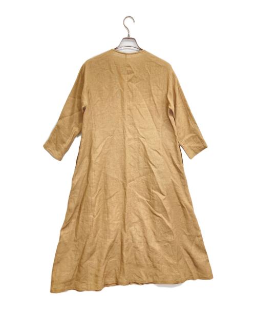 babaghuri（ババグーリ）babaghuri (ババグーリ) リネンワンピース ベージュ サイズ:表記無の古着・服飾アイテム