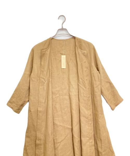 babaghuri（ババグーリ）babaghuri (ババグーリ) リネンワンピース ベージュ サイズ:表記無の古着・服飾アイテム