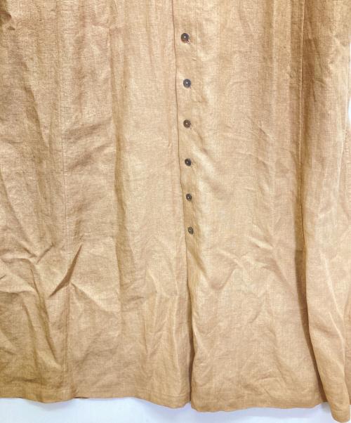 babaghuri（ババグーリ）babaghuri (ババグーリ) リネンワンピース ベージュ サイズ:表記無の古着・服飾アイテム