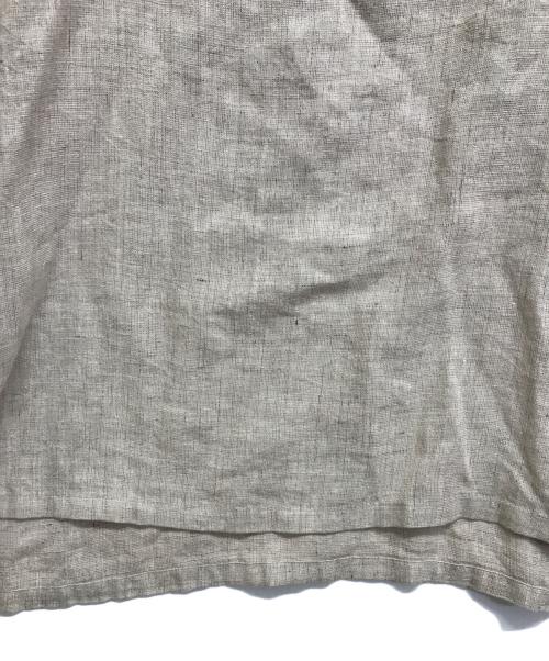 JURGEN LEHL（ヨーガンレール）JURGEN LEHL (ヨーガンレール) リネンワンピース ベージュ サイズ:Mの古着・服飾アイテム