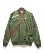 adidas×STAR WARSアディダス×スターウォーズ）の古着「フライトジャケット」｜グリーン