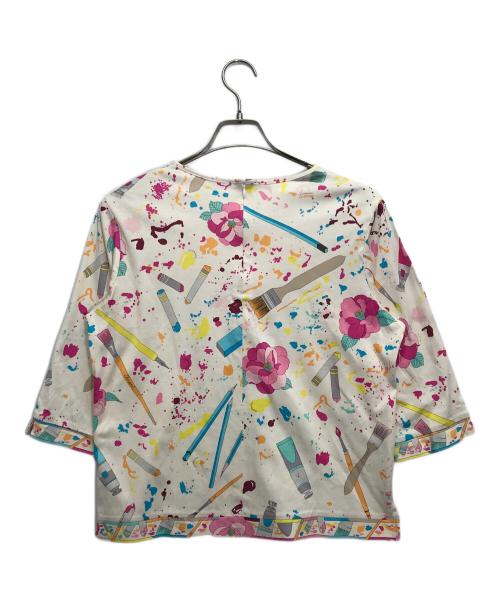 LEONARD SPORT（レオナール スポーツ）LEONARD SPORT (レオナール スポーツ) カットソー ホワイト サイズ:42の古着・服飾アイテム