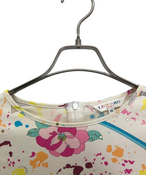 LEONARD SPORT（レオナール スポーツ）LEONARD SPORT (レオナール スポーツ) カットソー ホワイト サイズ:42の古着・服飾アイテム