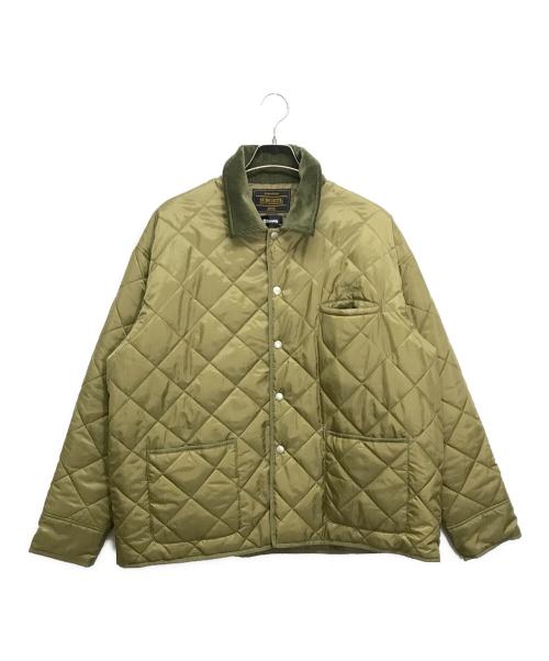 SUBCIETY（サブサエティ）SUBCIETY (サブサエティ) キルティングジャケット カーキ サイズ:Lの古着・服飾アイテム