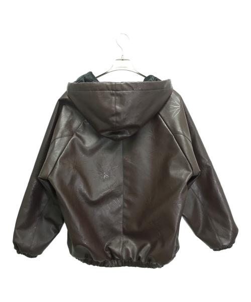 HUF（ハフ）HUF (ハフ) PLANTLIFE HOODED ZIP JACKET ブラウン サイズ:Mの古着・服飾アイテム