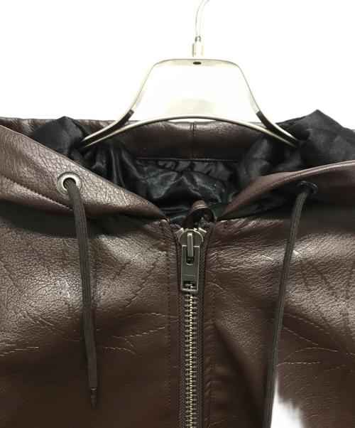 HUF（ハフ）HUF (ハフ) PLANTLIFE HOODED ZIP JACKET ブラウン サイズ:Mの古着・服飾アイテム