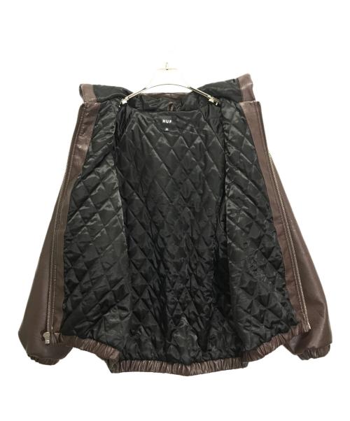 HUF（ハフ）HUF (ハフ) PLANTLIFE HOODED ZIP JACKET ブラウン サイズ:Mの古着・服飾アイテム