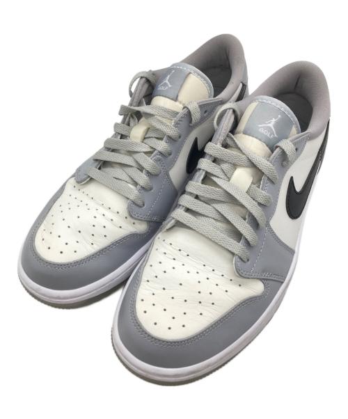 NIKE（ナイキ）NIKE (ナイキ) Nike Air Jordan 1 Low Golf ホワイト×グレー サイズ:27.5の古着・服飾アイテム