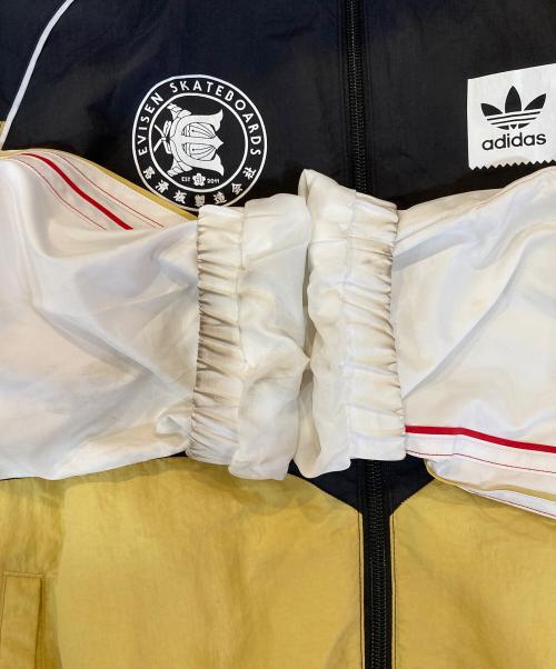 adidas（アディダス）adidas (アディダス) EVISEN (エビセン) ジャケット ブラック サイズ:Sの古着・服飾アイテム