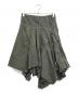 MARITHE+FRANCOIS GIRBAUD（マリテフランソワジルボー）の古着「アシンメトリースカート」｜グリーン