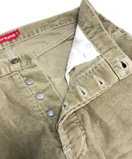 SUPREME（シュプリーム）Supreme (シュプリーム) コーデュロイパンツ ベージュ サイズ:32の古着・服飾アイテム