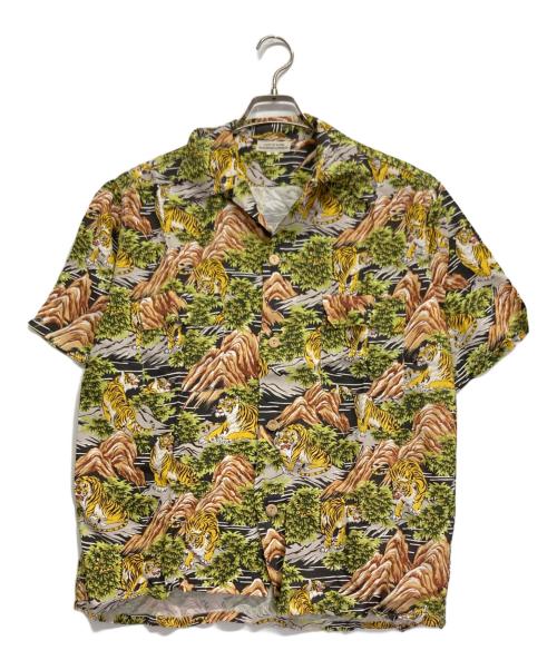 WAREHOUSE（ウエアハウス）WAREHOUSE (ウエアハウス) アロハシャツ ブラック サイズ:Mの古着・服飾アイテム