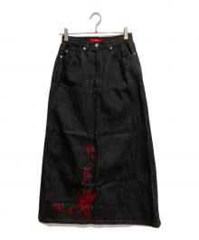 PINK HOUSE（ピンクハウス）の古着「デニムスカート」｜インディゴ