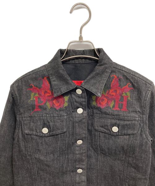 PINK HOUSE（ピンクハウス）PINK HOUSE (ピンクハウス) デニムジャケット インディゴ サイズ:Lの古着・服飾アイテム