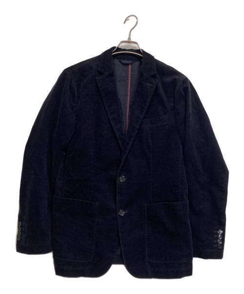 HUGO BOSS（ヒューゴ ボス）HUGO BOSS (ヒューゴ ボス) コーデュロイジャケット ネイビー サイズ:46の古着・服飾アイテム