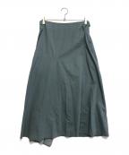 Y'sワイズ）の古着「グルカマキシスカート」｜ブルー