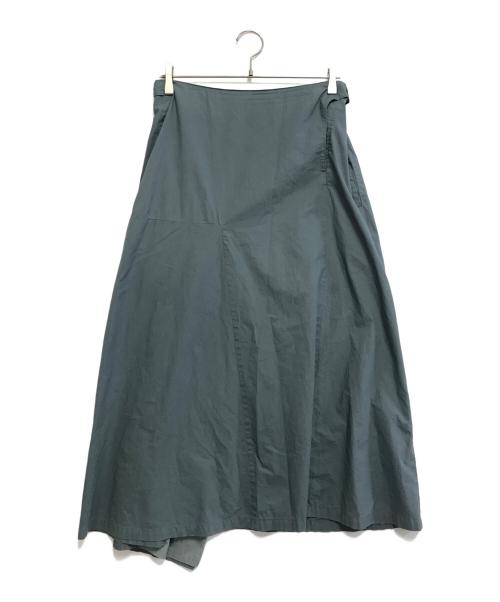 Y's（ワイズ）Y's (ワイズ) グルカマキシスカート ブルー サイズ:SIZE 2の古着・服飾アイテム