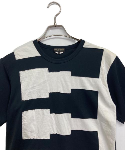 COMME des GARCONS HOMME PLUS（コムデギャルソンオムプリュス）COMME des GARCONS HOMME PLUS (コムデギャルソンオムプリュス) デザインカットソー ブラック サイズ:Sの古着・服飾アイテム