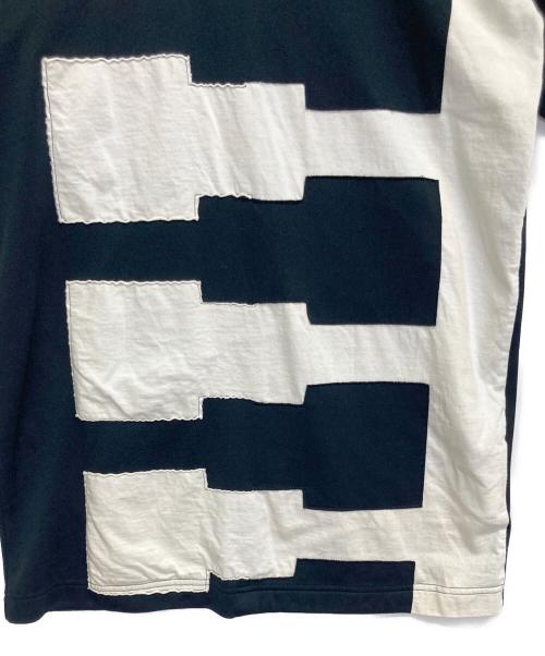 COMME des GARCONS HOMME PLUS（コムデギャルソンオムプリュス）COMME des GARCONS HOMME PLUS (コムデギャルソンオムプリュス) デザインカットソー ブラック サイズ:Sの古着・服飾アイテム