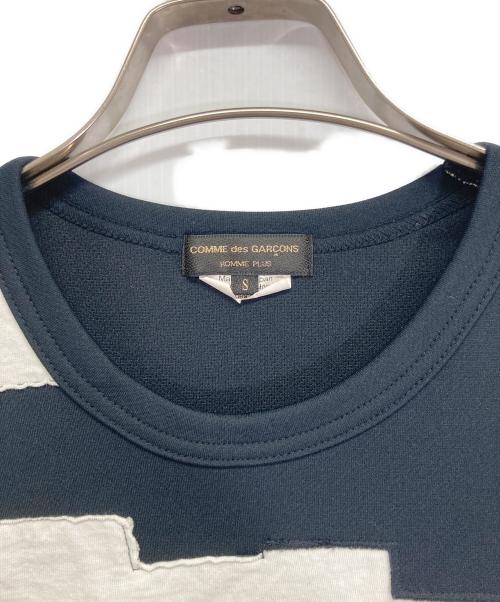 COMME des GARCONS HOMME PLUS（コムデギャルソンオムプリュス）COMME des GARCONS HOMME PLUS (コムデギャルソンオムプリュス) デザインカットソー ブラック サイズ:Sの古着・服飾アイテム
