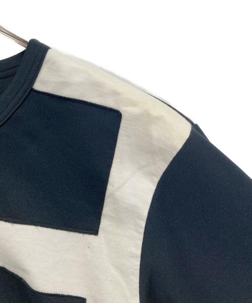 COMME des GARCONS HOMME PLUS（コムデギャルソンオムプリュス）COMME des GARCONS HOMME PLUS (コムデギャルソンオムプリュス) デザインカットソー ブラック サイズ:Sの古着・服飾アイテム