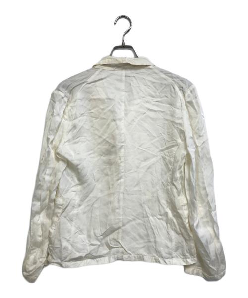 ROBE DE CHAMBRE COMME DES GARCONS（ローブドシャンブル コムデギャルソン）ROBE DE CHAMBRE COMME DES GARCONS (ローブドシャンブル コムデギャルソン) 00'sキュプラシャツジャケット ホワイト サイズ:表記なしの古着・服飾アイテム