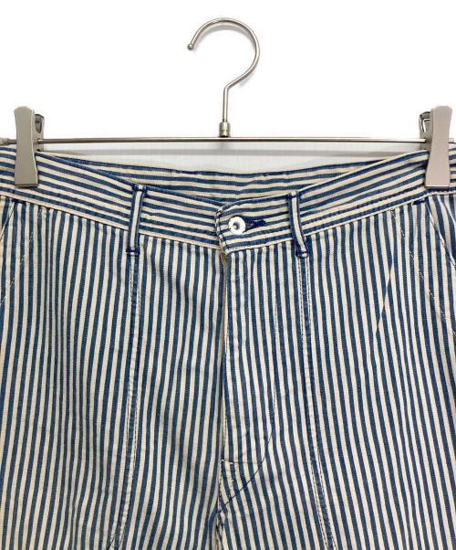45rpm（45アールピーエム）45rpm (45アールピーエム) ヒッコリーパンツ ネイビー サイズ:記載なしの古着・服飾アイテム