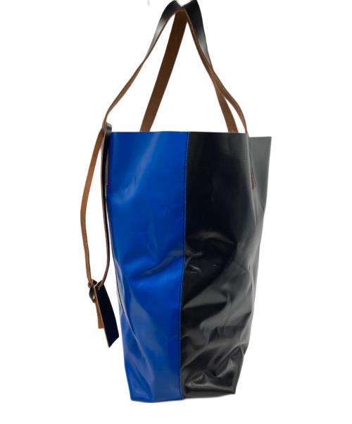 MARNI（マルニ）MARNI (マルニ) トートバッグ ブルー×ブラックの古着・服飾アイテム