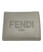 FENDIフェンディ）の古着「2つ折り財布」｜ホワイト